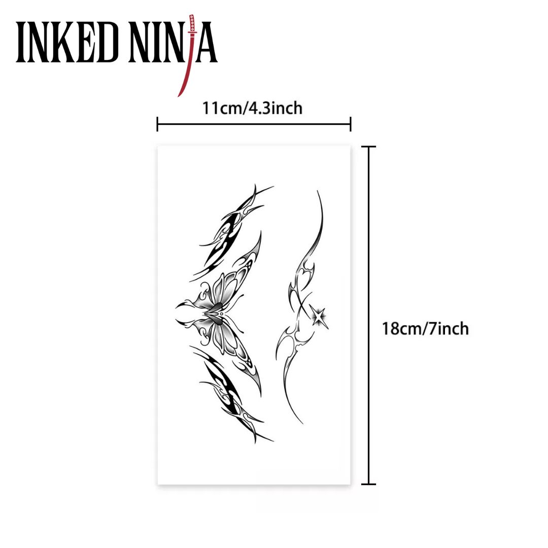 Tribal Bloom Tramp Stamp Set