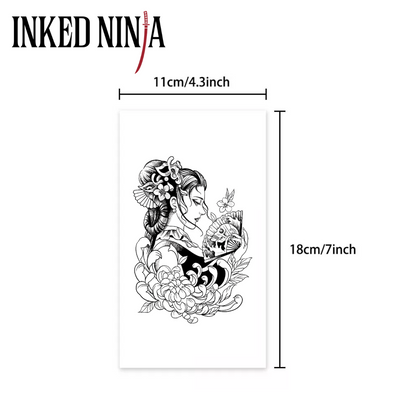 Veil of Bloom (Fan & Skull Geisha)