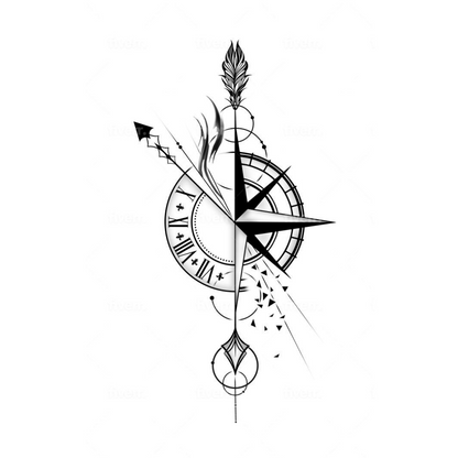 Compass Tattoo