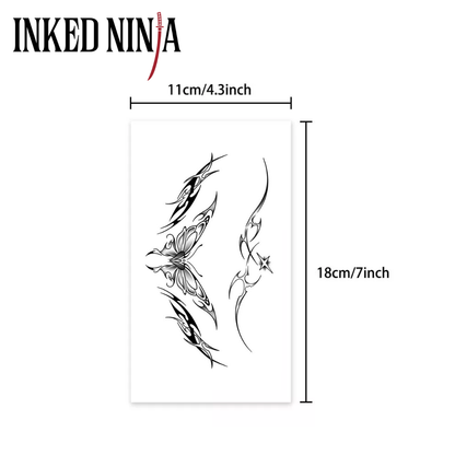 Tribal Bloom Tramp Stamp Set